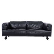 Twice 2.5-Seater Leather Sofa by Pierluigi Cerri for Poltrona Frau, 1990s