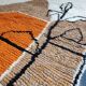 Traditional wool rug Morocco 3 x 2 m
