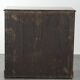 Antique mahogany English chest of drawers from 19th century with 5 drawers