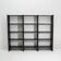 Black metal bookcase, 1970s