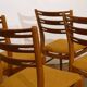 Lot de 4 chaises scandinave 1960