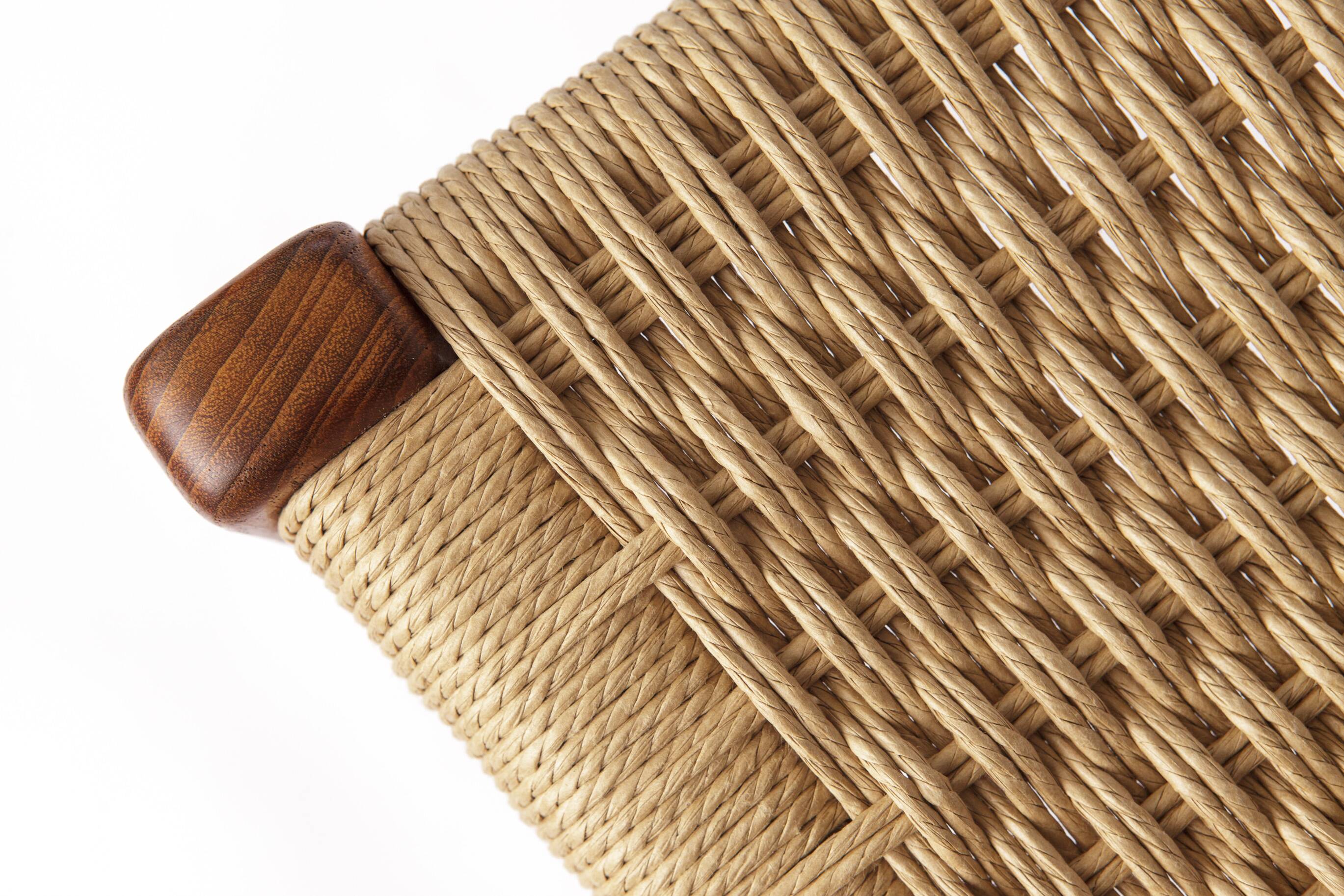 Niels Otto Møller Model 55 Armchair – Danish Teak Dining Chair Paper cord