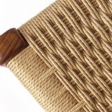 Niels Otto Møller Model 55 Armchair – Danish Teak Dining Chair Paper cord