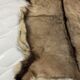 Goat skin rug, 20th century.