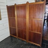 3-panel mahogany screen