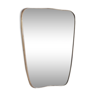 Italian mirror brass entourage from 1954