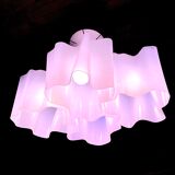 Modern Artemide chandelier, in 4 parts, late twentieth century, model "Logico" Murano glass, Italy