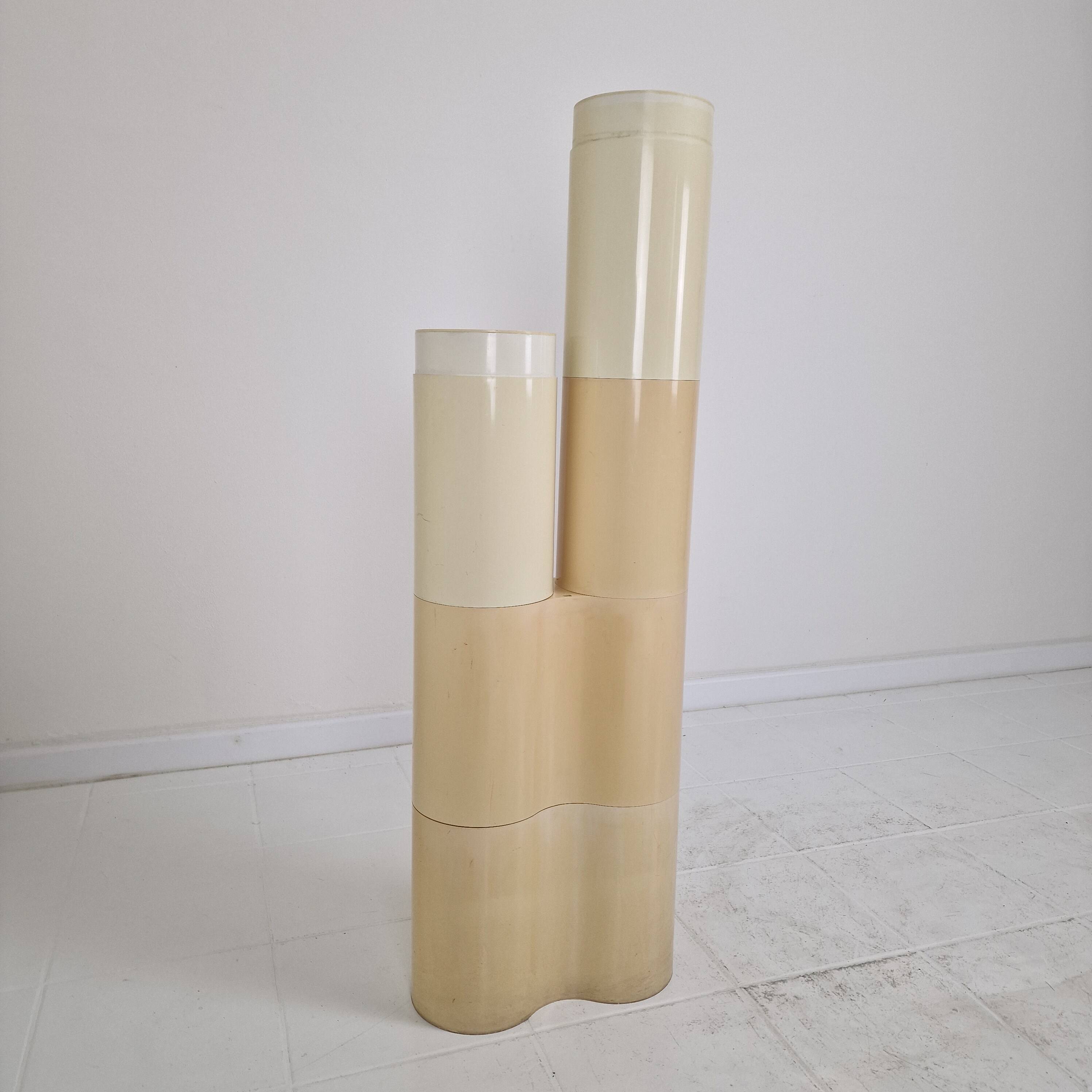 Pierluigi Spadolini for Kartell, Fiocco Composable Pedestal/Plant Stand