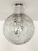 Lampe Flush en Verre de Glace par Doria