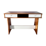 Office 70s mahogany and white