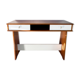 Office 70s mahogany and white