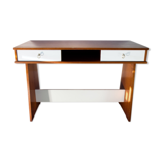 Office 70s mahogany and white