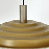 Seguso, Art Deco glass and metal chandelier from 40s