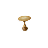 Table d'appoint en pierre naturelle en marbre albatre - élégante et un