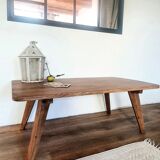 Solid wood coffee table