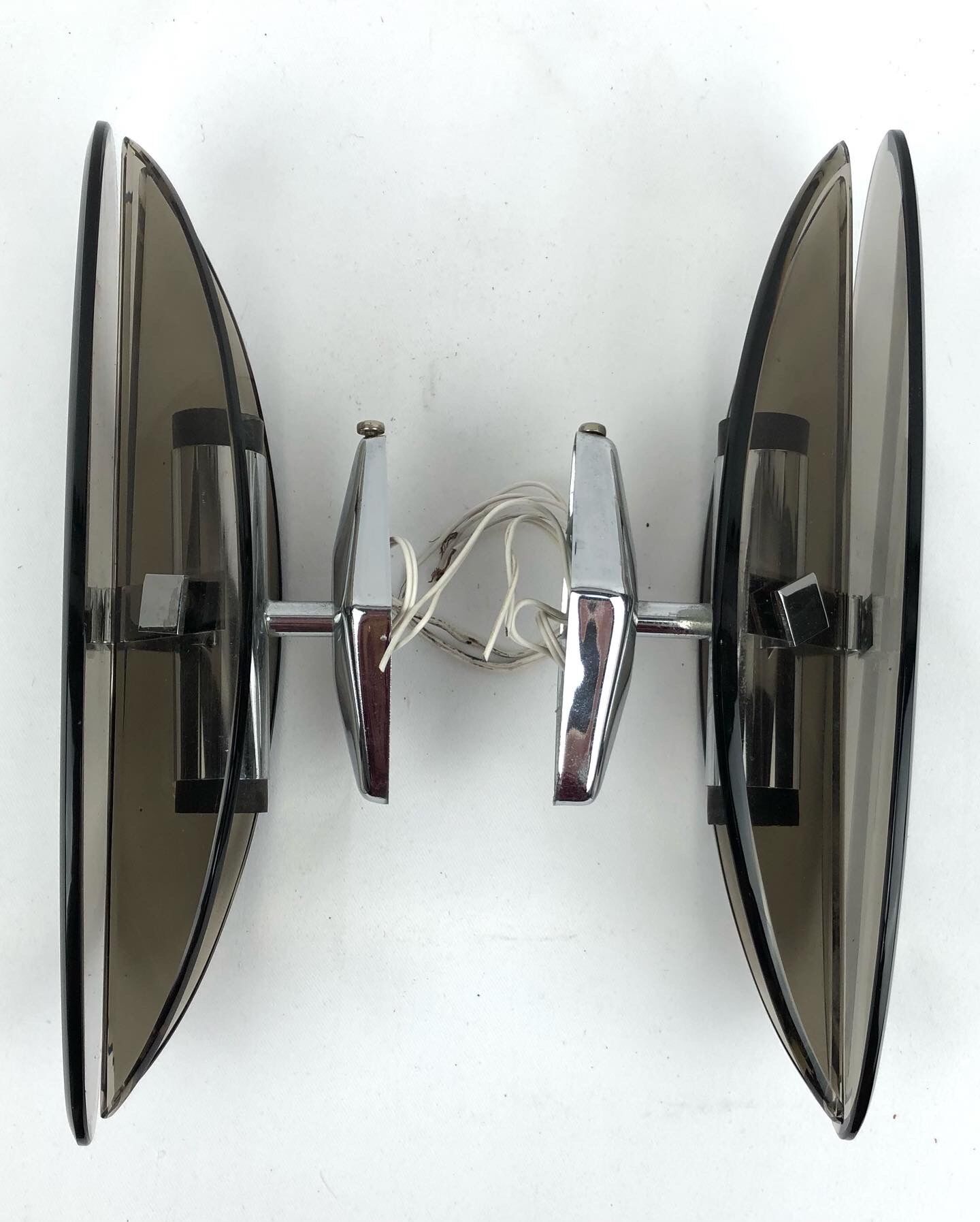 Pair of wall lamps from the 70, brand Veca
