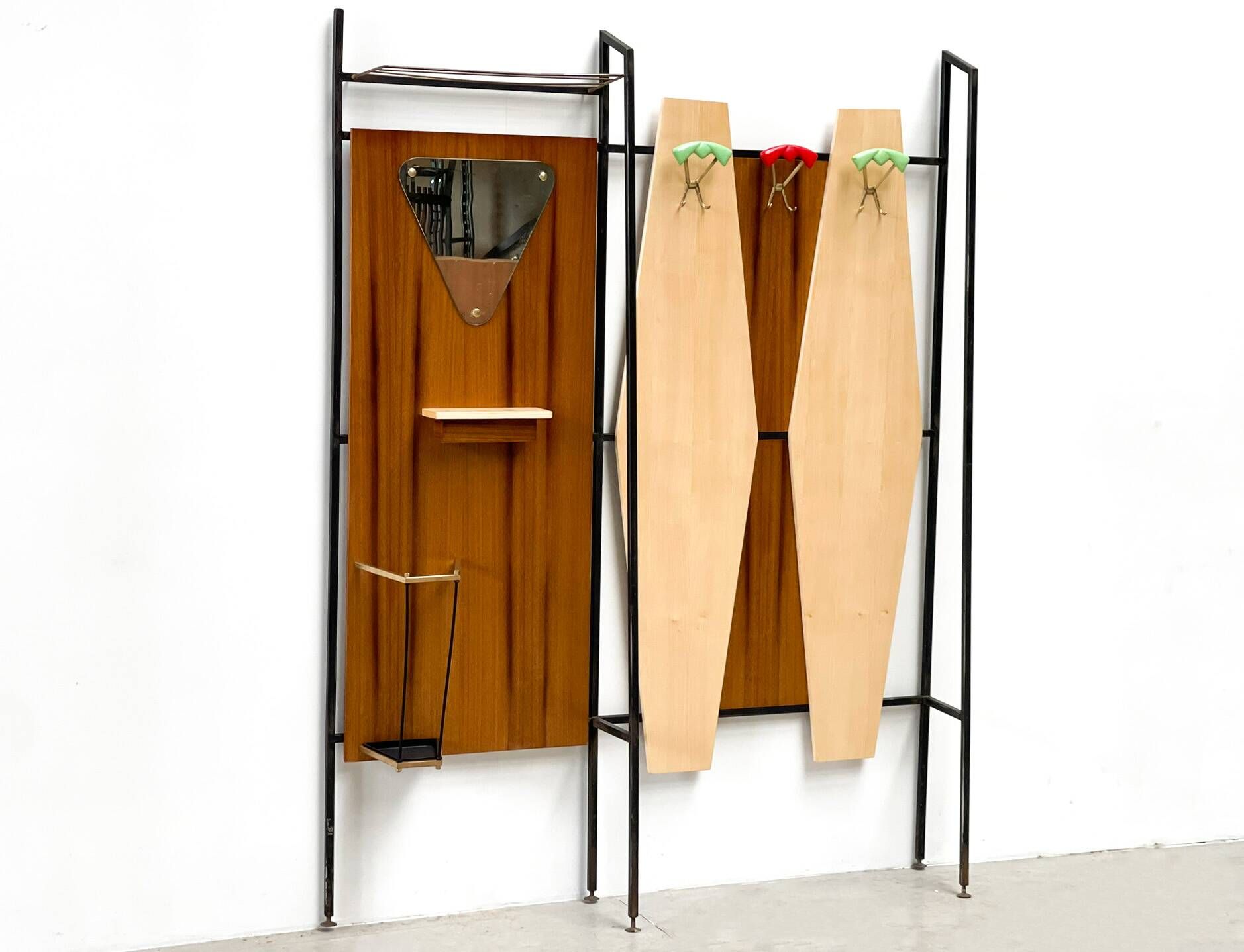XL veneer Italian coat rack