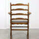 Chaises médiévales vintage en chêne, lot de 4