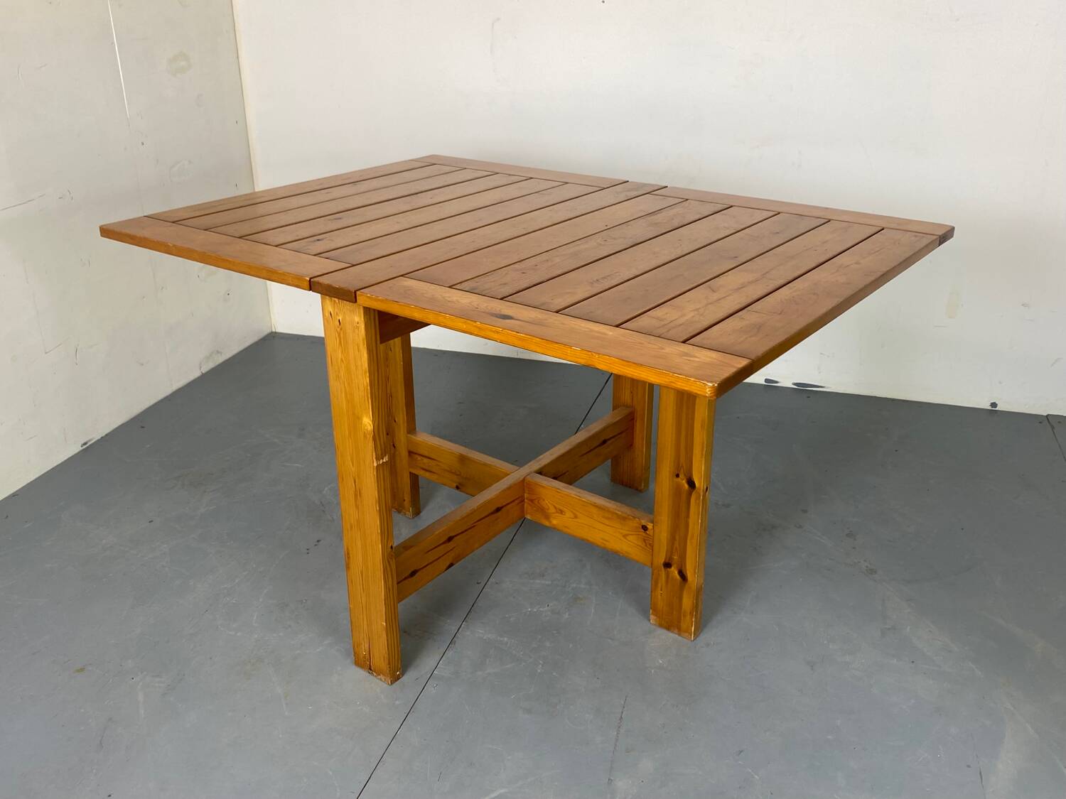 Table à manger vintage de style Japandi Chapo du milieu du siècle, 1960