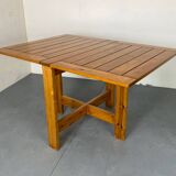 Table à manger vintage de style Japandi Chapo du milieu du siècle, 1960