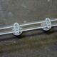 White lacquered metal hook, 4 hooks, industrial style