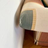 Multicolored fabric sofa