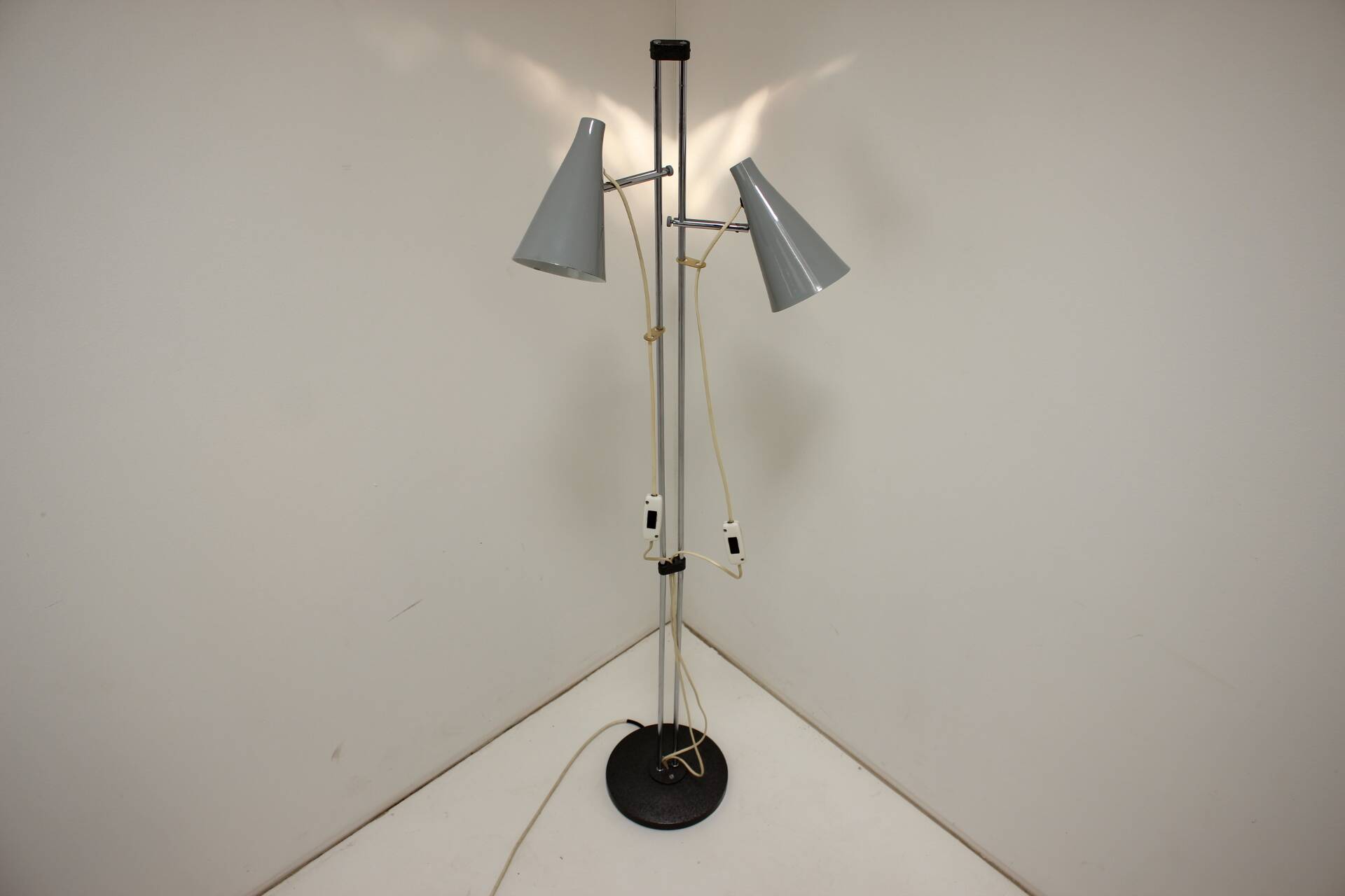 Floor Lamp by Hurka for Lidokov, 1960s, Czechoslovakia