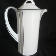 Art Deco coffee service for 6 people in porcelain Winterling Marktleuthen Bavaria (22 pieces)