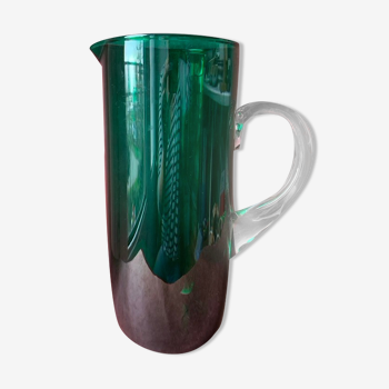 Carafe verre vert