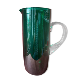 Carafe verre vert