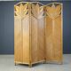 Vintage bamboo room divider or folding screen 1970s