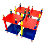 Set of 4 “Crayon” bedside tables - 1980s - Pierre Sala
