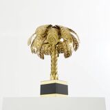 Lampe palmier laiton Christian Techoueyres pour Maison Jansen 1970s