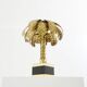 Christian Techoueyres brass palm lamp for Maison Jansen 1970s
