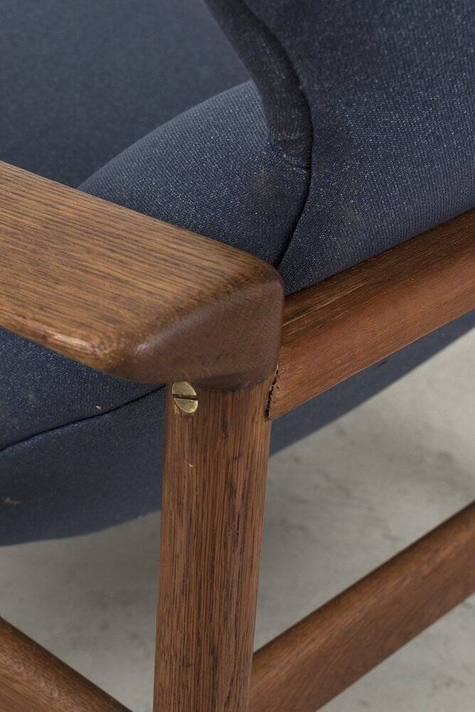 Rock Royal Armchair with Footstool by Sven Ivar Dysthe