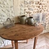 Antique round wooden table