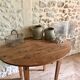 Antique round wooden table