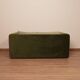 Vintage Two-seater Sofa, Deep Green Velvet, Cuschion patterns