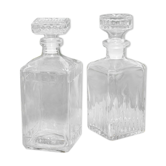 Whisky decanter duo, vintage