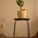 Tabouret formica gris années 70