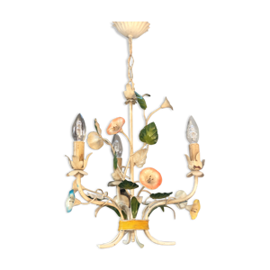 lustre italien fleurs