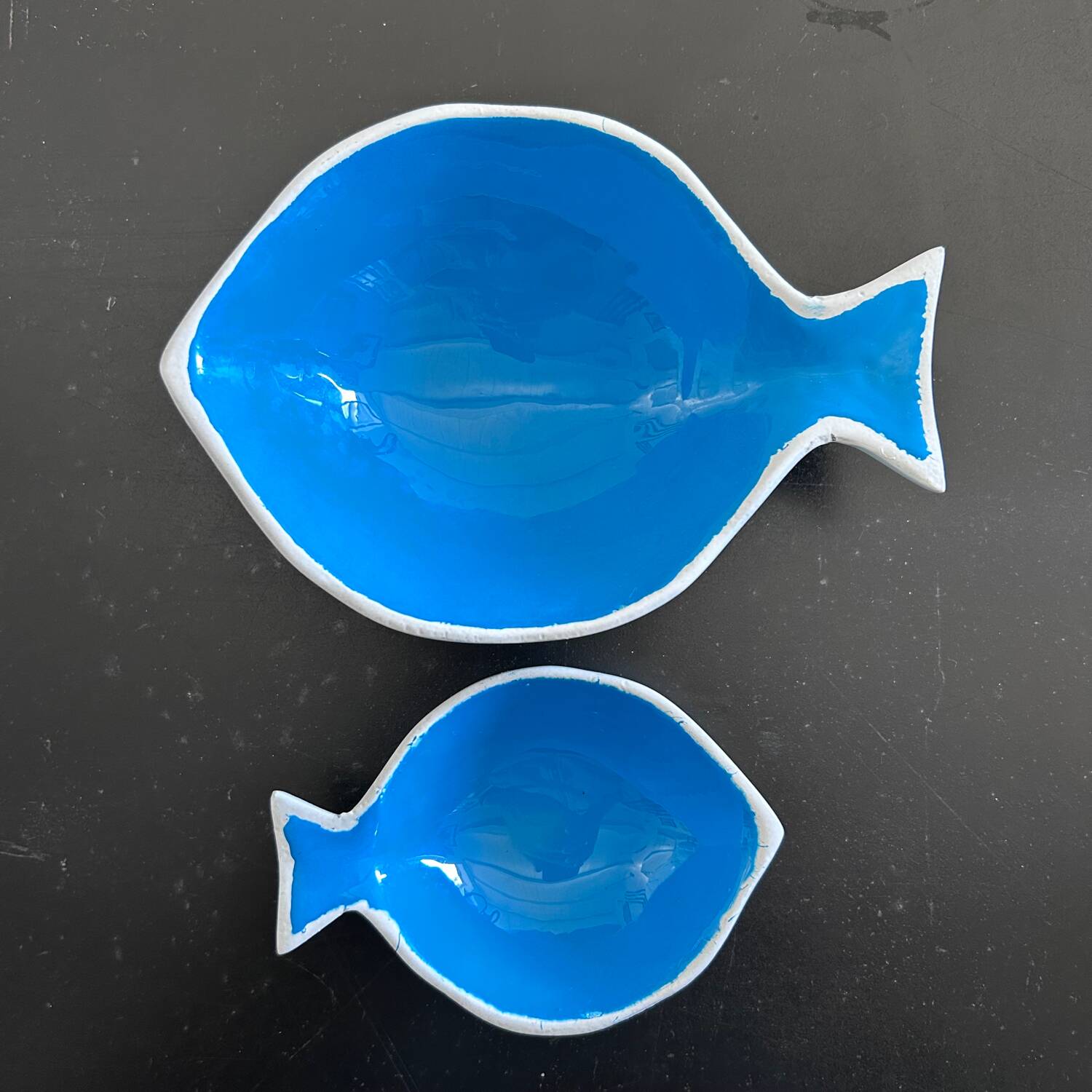 Appetizer set with 6 fish bowls