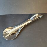 Modernist salad tongs gulden – polished stainless steel – 1970s