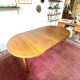 Expandable oak table, denmark 1960s/1970s, vintage, mid-c modern