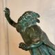 King Lear, green patinated bronze, Victor Rousseau (1865-1954) around 1905
