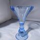 Paire de bougeoirs ou vases Jamestown blue Virginia par Fostori