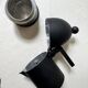 Black coffee maker design "La Cupola", Aldo Rossi for Alessi Italy 1988