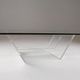 Plexiglas and glass coffee table "Les invisibles du marais", France 1980s