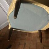 Pair of vintage toad armchairs