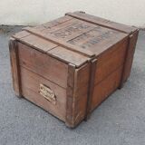 Large wooden transport crate